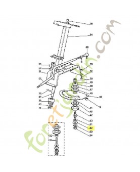 Rondelle 9307-020-0200. Pièce de rechange Sithl / Vicking