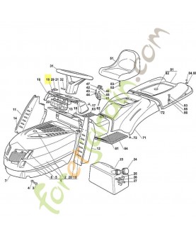 bouchon 6151-708-7400 adaptable stihl