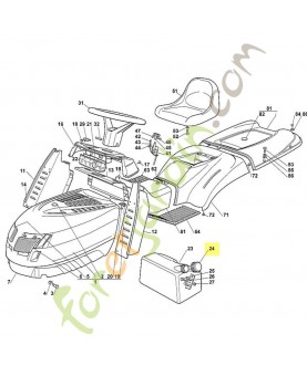 Bouchon de réservoir 6125-350-0500 stihl