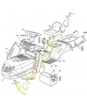 Poignee 6125-182-2500 stihl