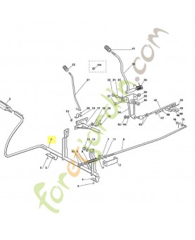 Pédale 6125-760-5701adaptable