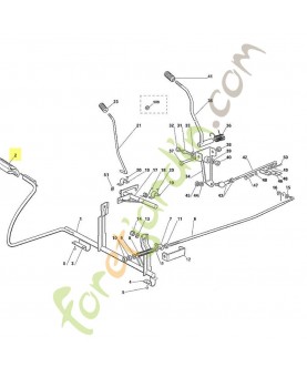 pédale caoutchouc 6125-704-9600 stihl