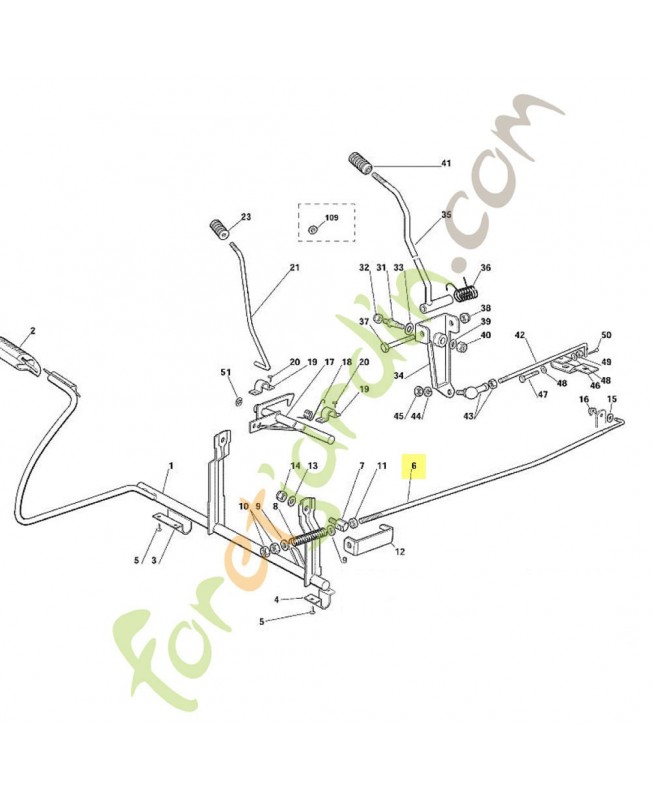 Baguette 6125-704-9805 adaptable stihl 