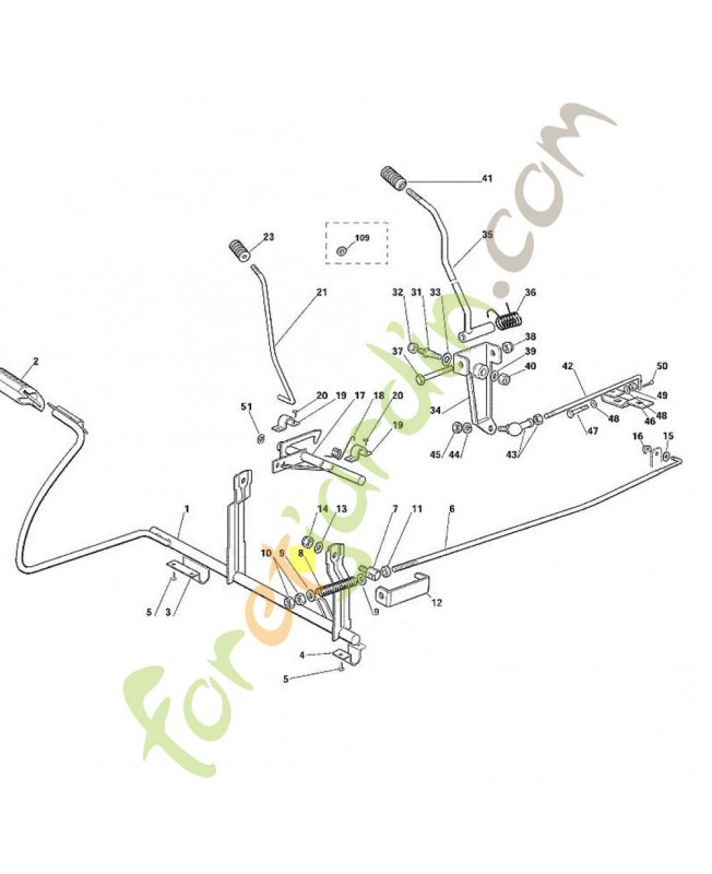 ressort 6126-704-3900 adaptable stihl
