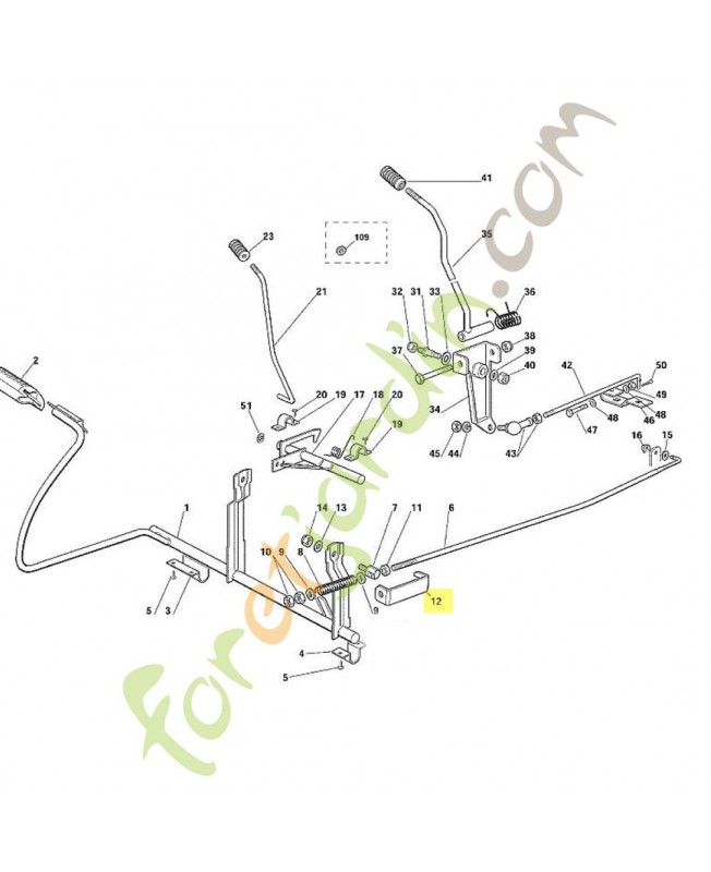 Etrier 6126-764-1900 adaptable stihl 