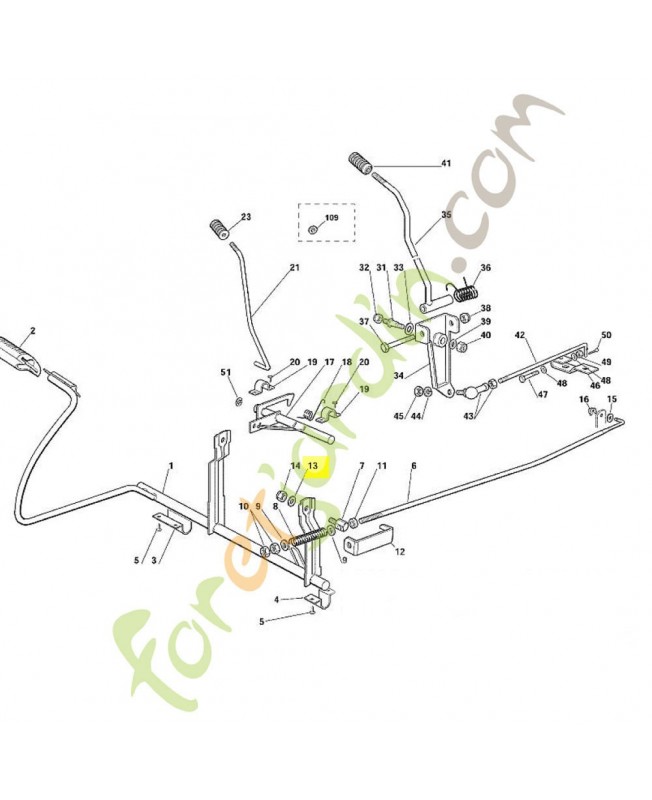 Rondelle 6126-708-9300 adaptable stihl