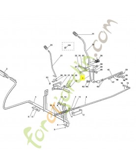 Levier 6125-700-7000 adaptable stihl