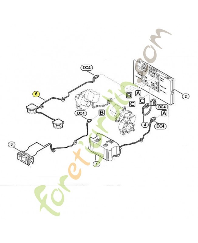 Faisceau de cables 6301-440-3010 stihl