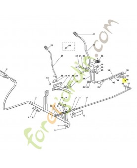 Levier de commande 6125-704-6900 adaptable stihl