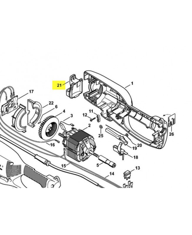 Attache de cable. Pièce de rechange Sithl / Vicking référence 4809-448-1300