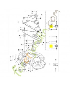 Remplace référence 544067801 et 535503401