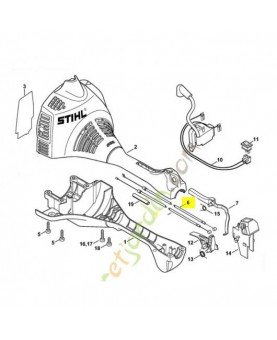 Cable des gaz fs 55r