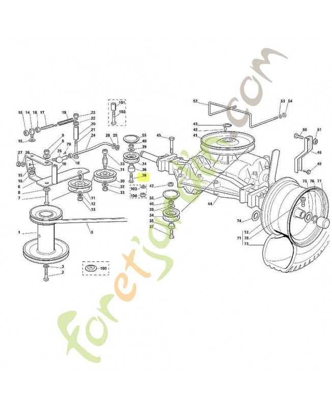 Vis six pans 9007-318-1900. Pièce de rechange Sithl