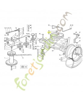 Clavette demi lune 9482-435-1800 adaptable stihl