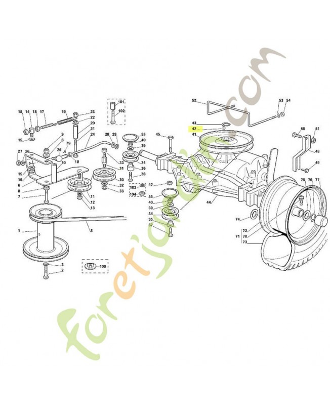 Clavette demi lune 9482-435-1800 adaptable stihl Clavette demi lune 9482-435-1800 adaptable stihl