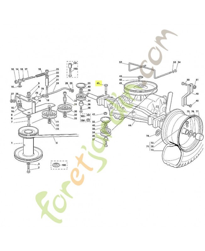 Vis m8x60 9007-319-1970. Pièce de rechange Sithl Vis m8x60 9007-319-1970. Pièce de rechange Sithl