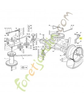 Support 6125-701-4100 adaptable stihl