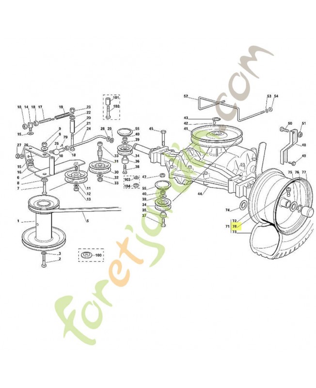 Soupape 0000-731-7700. Pièce de rechange Sithl / Vicking
