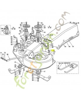 Vis adaptable 6125-760-5800. Pièce de rechange Sithl 112500030/0