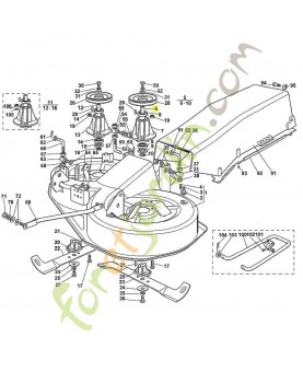 Arbre gauche 6125-702-0700 adaptable stihl