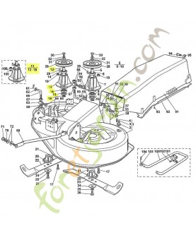 Arbre droit complet 6125-700-3505 adaptable stihl 