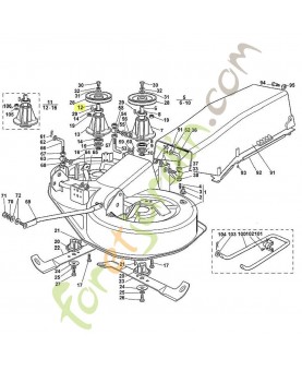Arbre droit 6125-702-0705 adaptable stihl