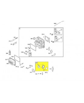 collecteur admission. Pièce détachée pour moteur thermique Briggs et Straton référence 592845 Remplace référence 796188