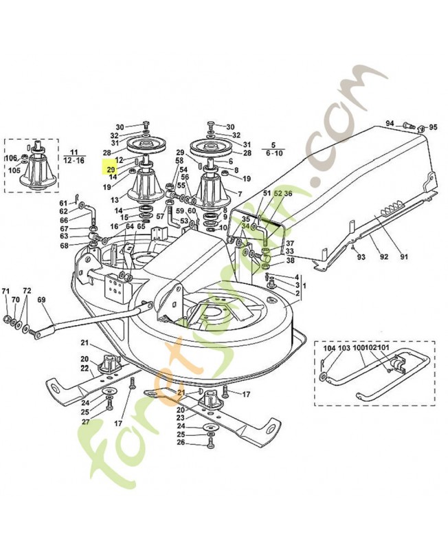 Clavette 6x6x20 9470-435-2270. Pièce de rechange Sithl