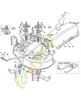 Boulon 6125-703-9020 adaptable stihl