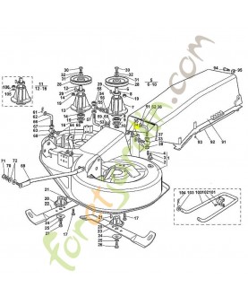Rondelle 6125-708-9330 adaptable stihl