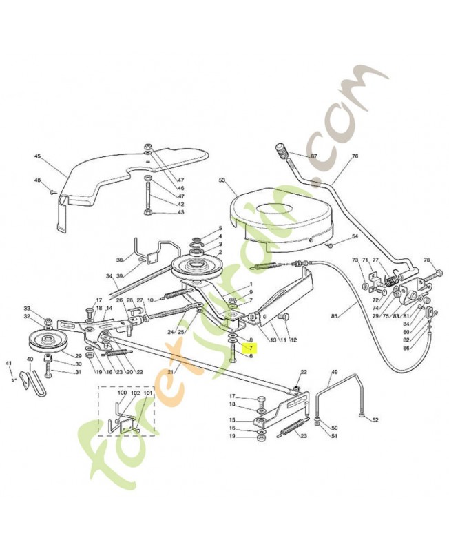 Rondelle 9289-021-0190 adaptable stihl - Pièce de détachée Sithl / Vicking