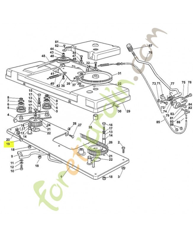 Vis 9008-319-1970 adaptable stihl