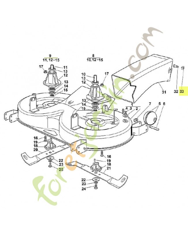 Fixation m8 6002-708-8600. Pièce de rechange Sithl Fixation m8 6002-708-8600. Pièce de rechange Sithl