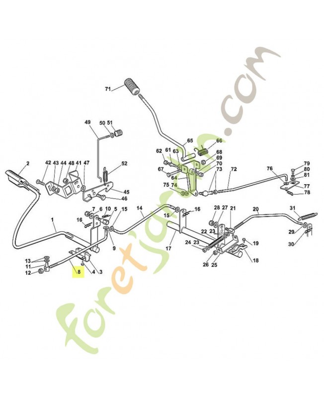 Baguette 6151-704-9801 adaptable stihl Baguette 6151-704-9801 adaptable stihl