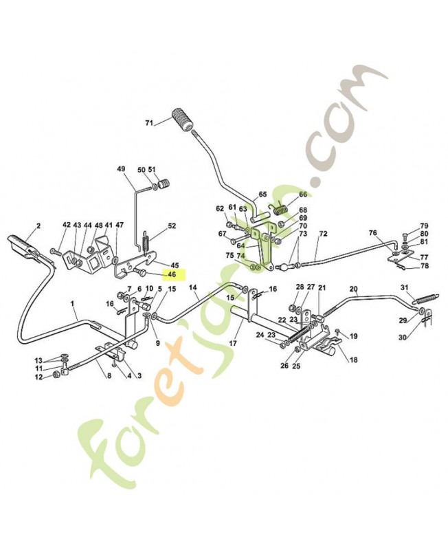 Boulon 6125-703-9000 adaptable stihl 
