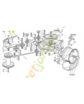 Boulon 6151-704-3300adaptable stihl 