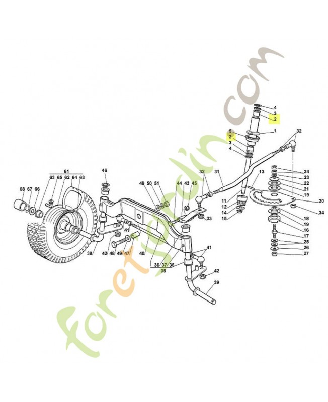 Douille 6151-704-7800. Pièce de rechange Sithl / Vicking