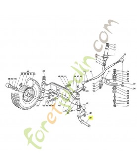 Fusée de roue 6151-760-5000 adaptable stihl 