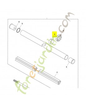 bande. Pièce de rechange Husqvarna référence 537309702 Remplace référence 537309702