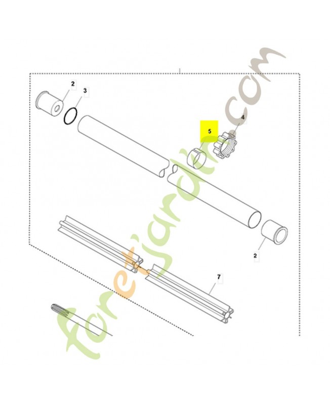 bande. Pièce de rechange Husqvarna référence 537309702 Remplace référence 537309702