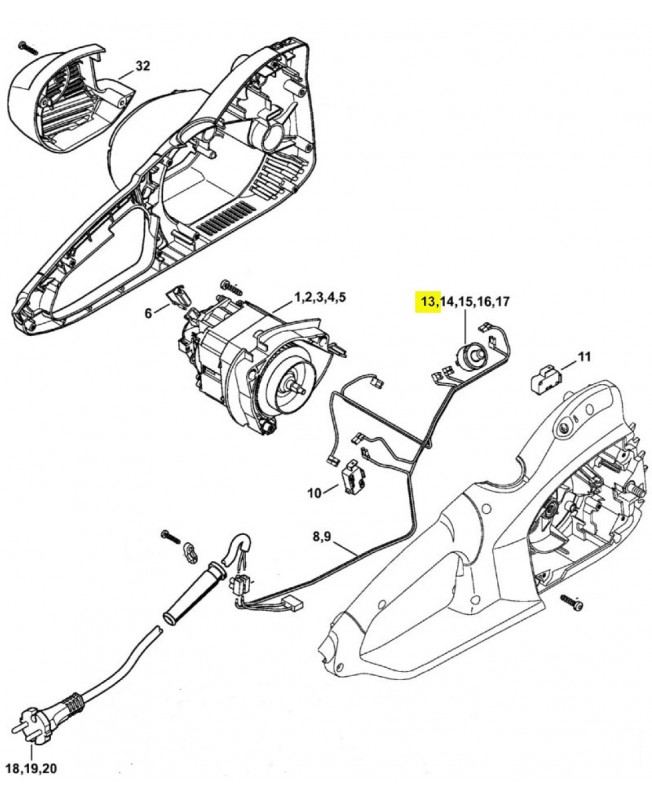 Repère 13 Declencheur