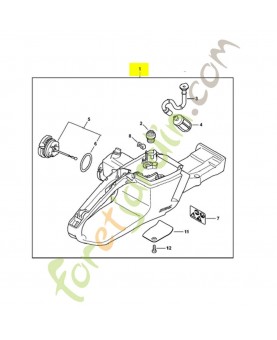 Carter du réservoir. Pièce de rechange Sithl  référence 1142-350-0825