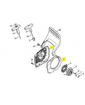 Carter de lanceur nu