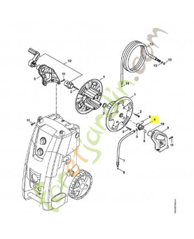 Raccord. Pièce détachée Stihl référence 4768-500-4800