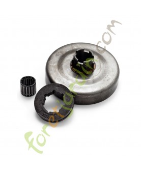 Tambour d embrayage complet 537137902. Pièce de rechange Husqvarna