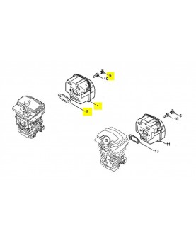 Pot d'echappement 1143-140-0665