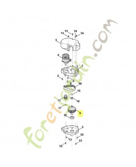Arbre complet 6320-700-3500. Pièce de rechange Sithl 