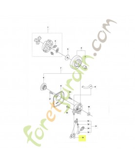Pipe 522643601. Pièce de rechange Husqvarna