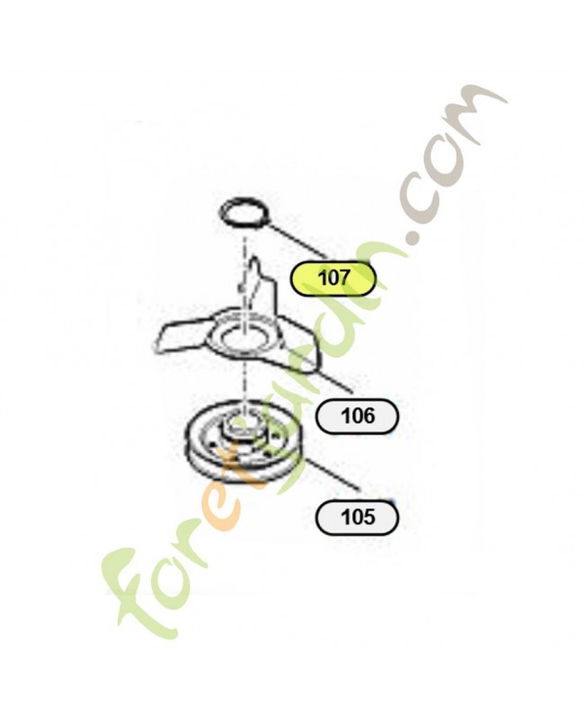 Circlips 30x1.5 9455-621-3320. Pièce détachée Stihl / Vicking