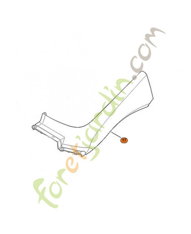 Aile gauche 6170-706-6010. Pièce de rechange Sithl / Vicking